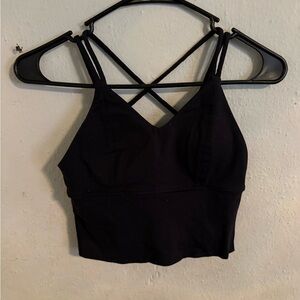 Chic Black Strappy Bralette